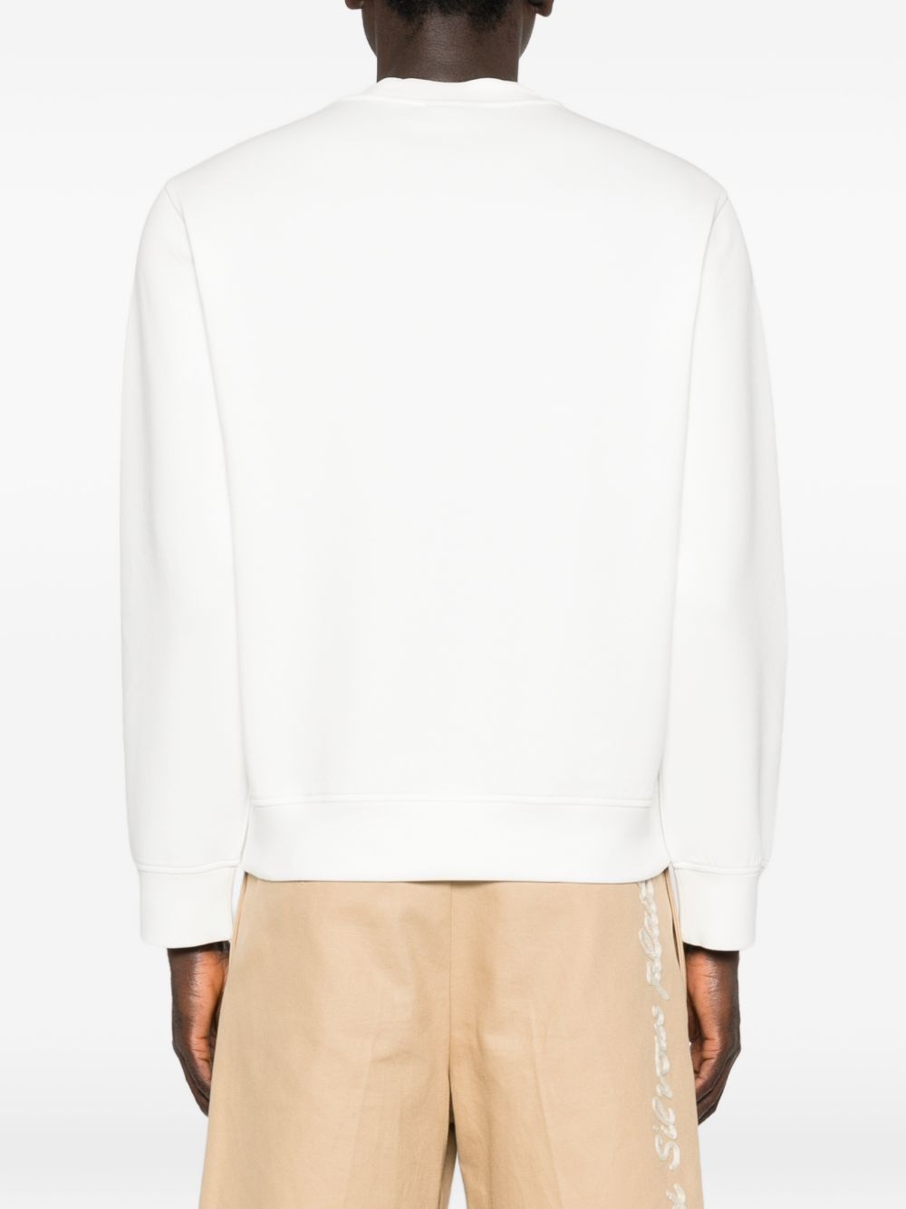 Emporio Armani Sweater met Toon-op-Toon Logo Wit-thumbmail-3