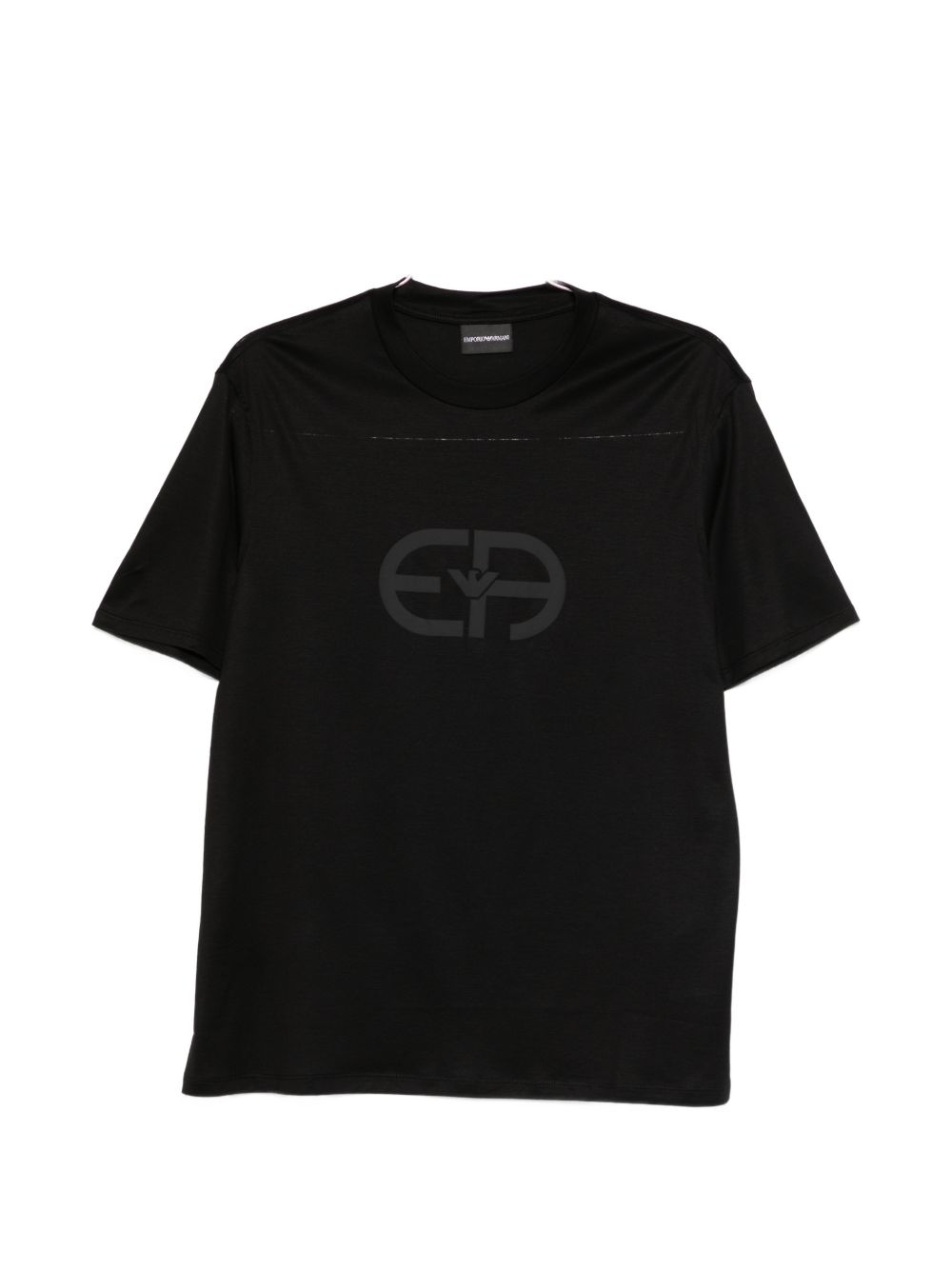 Emporio Armani Logo T-shirt Zwart Topwear Emporio Armani