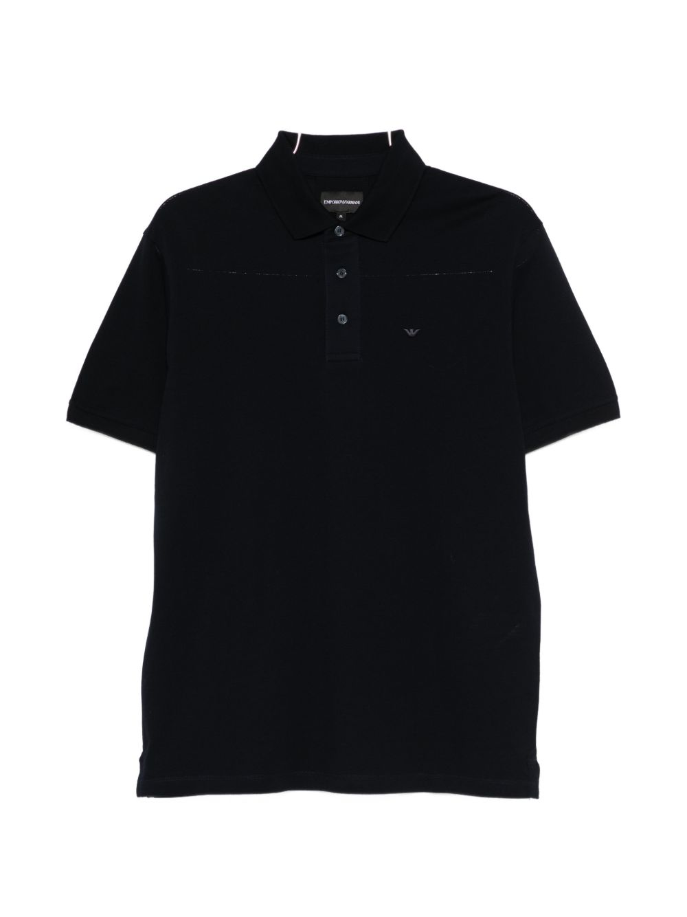 Emporio Armani Eagle Club Pique Jersey Polo Donkerblauw