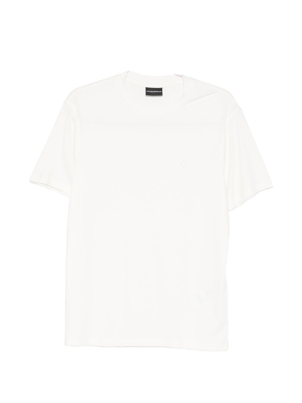 Emporio Armani Modal-Zijde T-shirt Wit T-shirts Emporio Armani