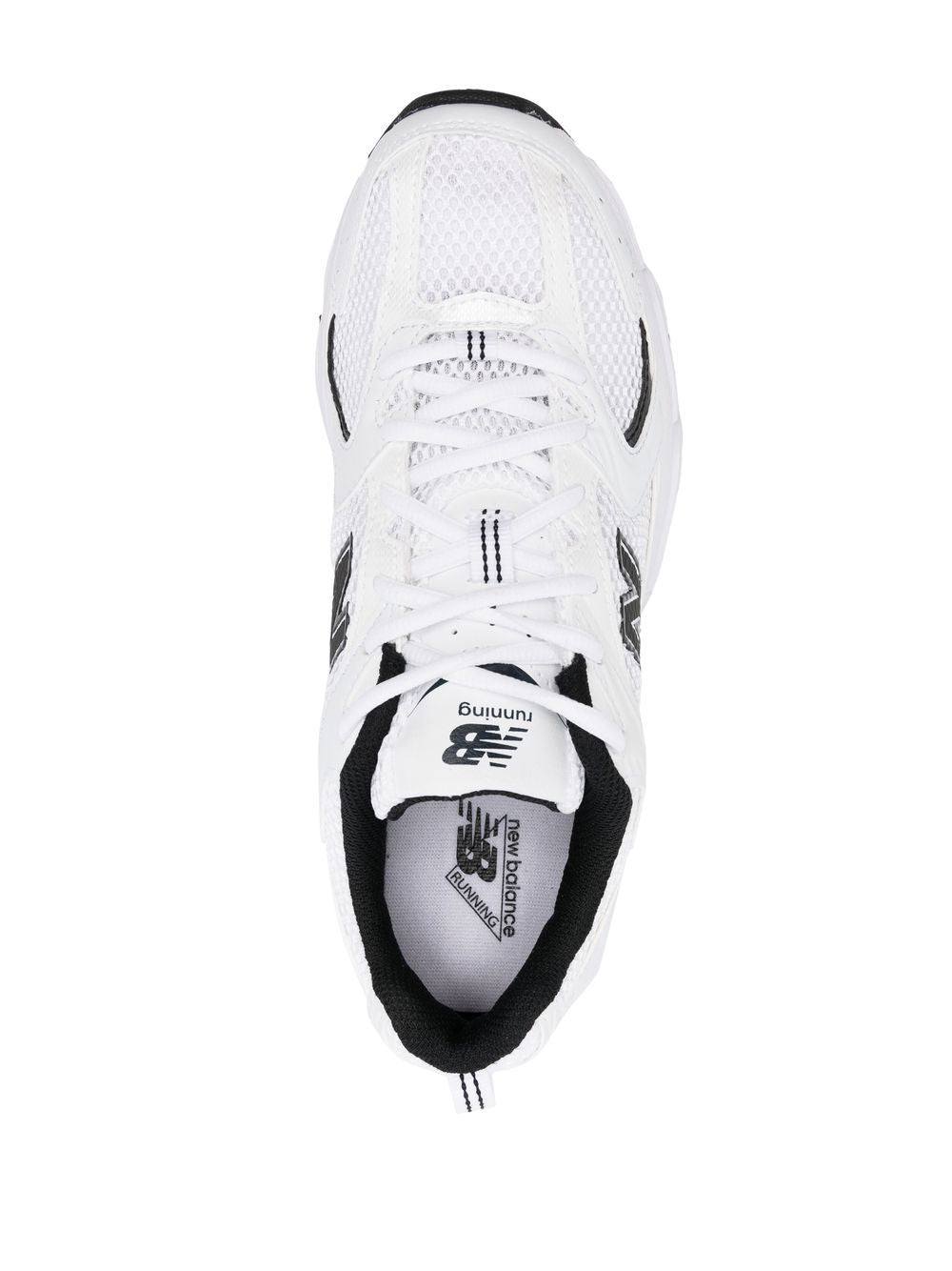 New Balance 530 Mesh Leder ABZORB Retro Runner Wit Zwart Sneakers New Balance