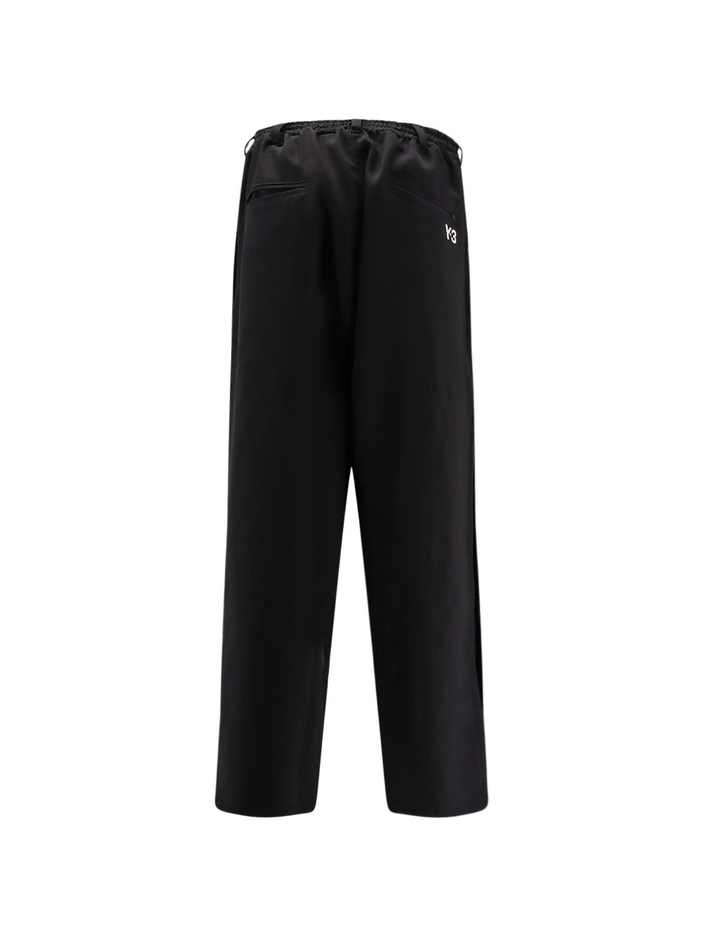 Y-3 3-Stripes Wide Leg Track Pants Black Trousers Y-3