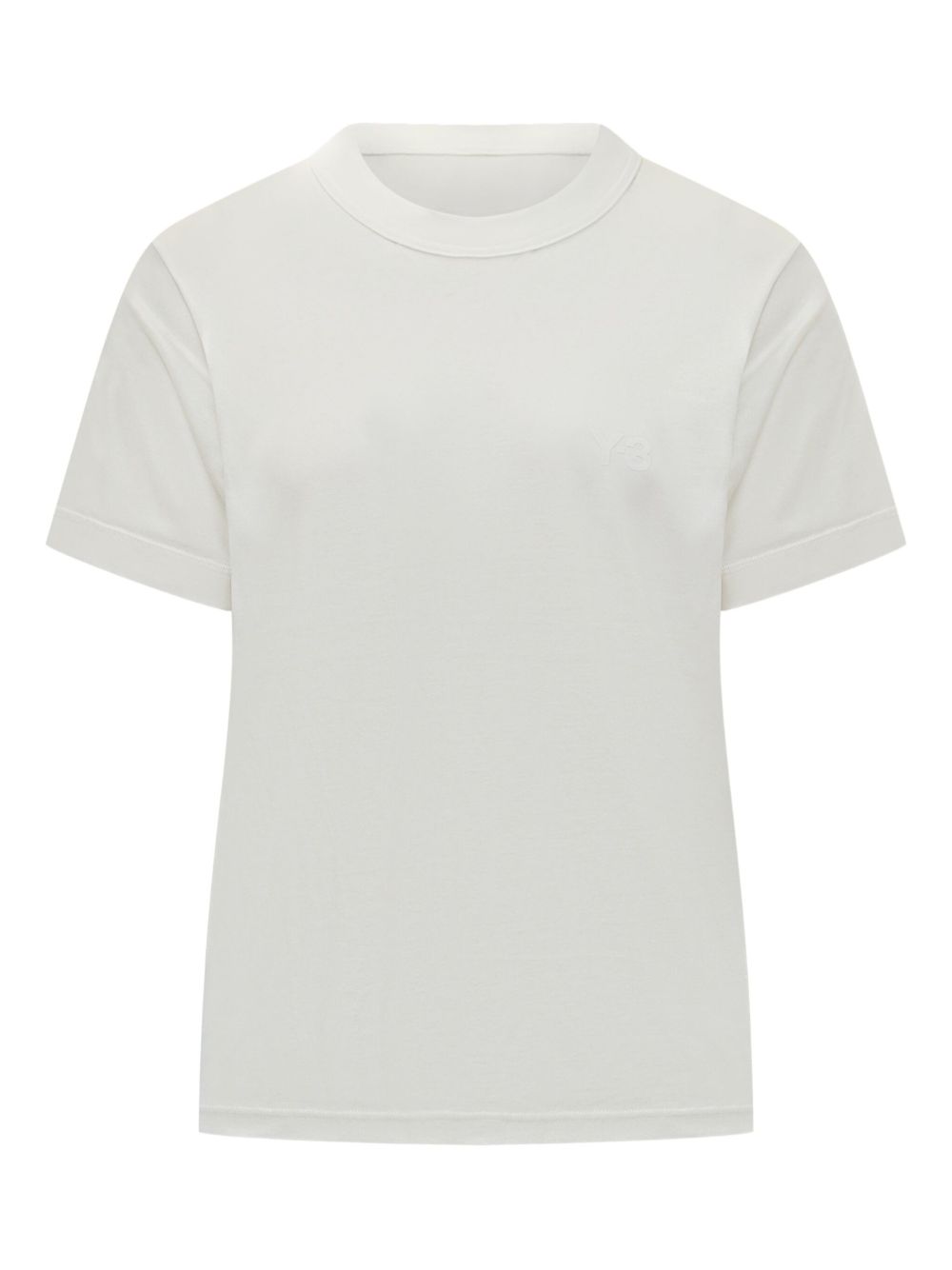 Y-3 Slim Short Sleeve T-shirt Wit Topwear Y-3