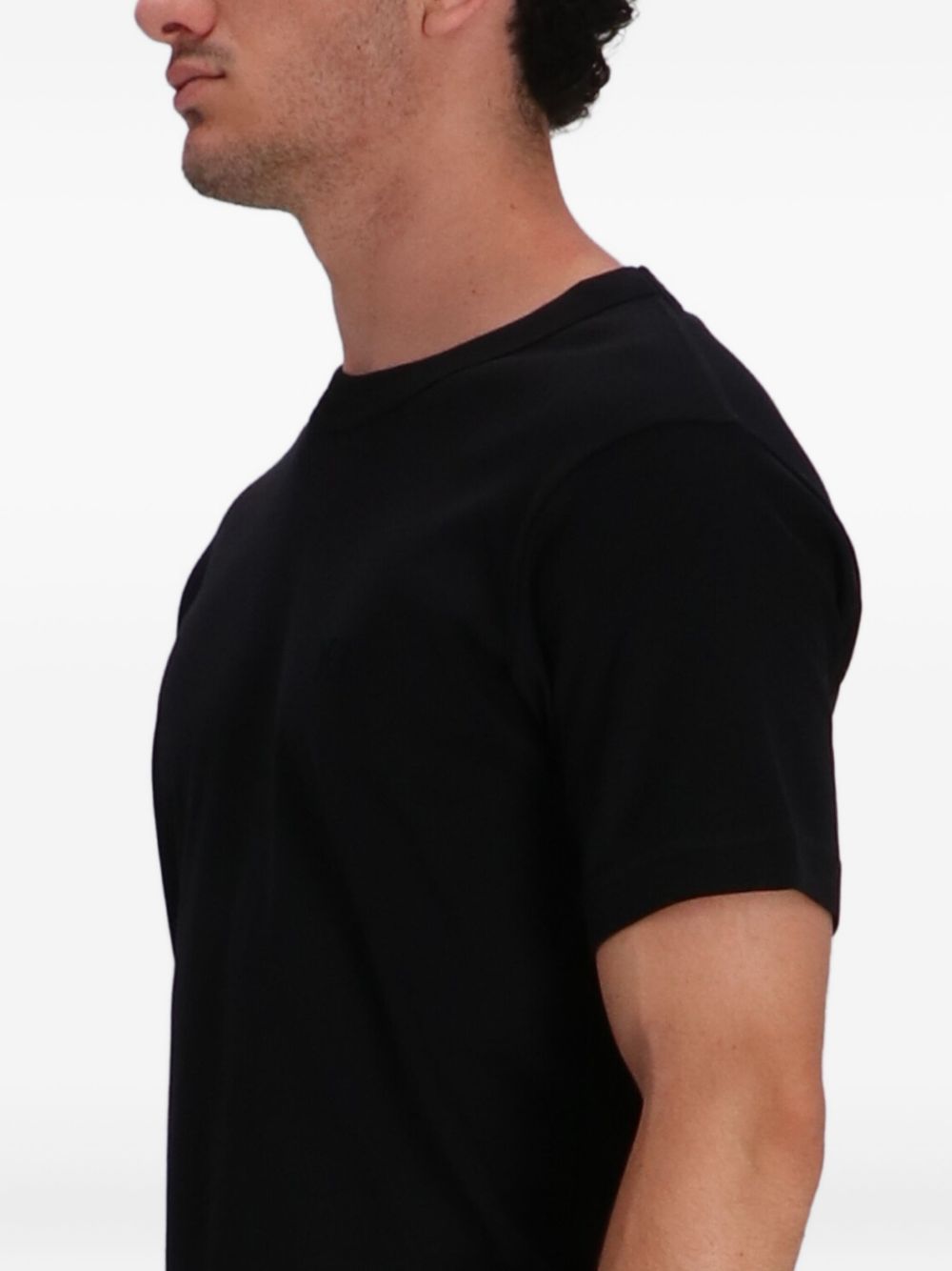 Y-3 Slim Short Sleeve T-shirt Biologisch Katoen Zwart-thumbmail-2