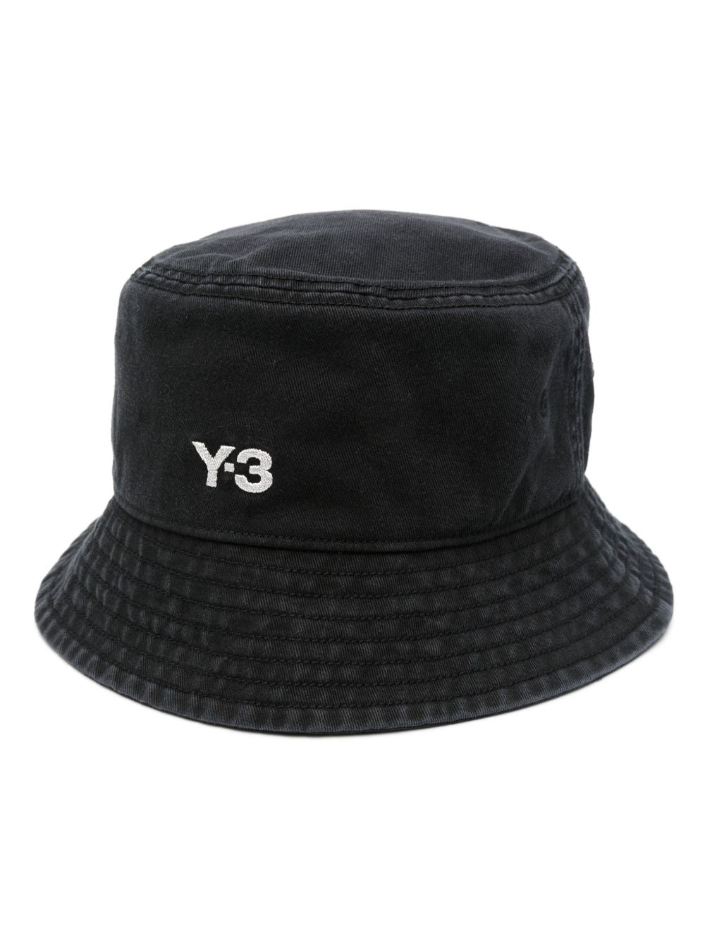 Y-3 Cotton Twill Bucket Hat Black IX7000