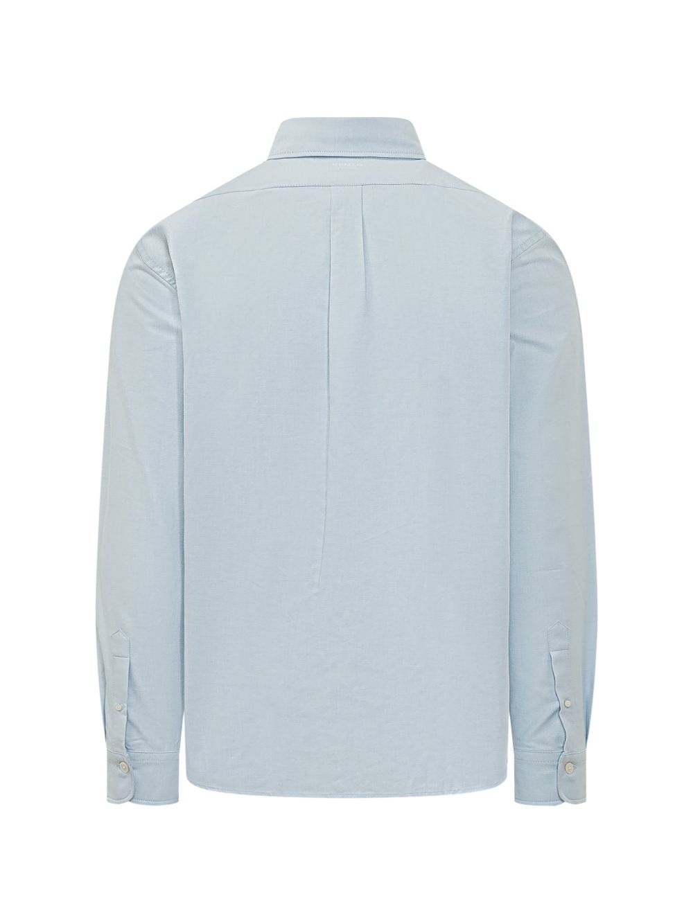 Kenzo Boke Flower Embroidered Casual Shirt in Cotton Oxford Clear Blue-thumbmail-2