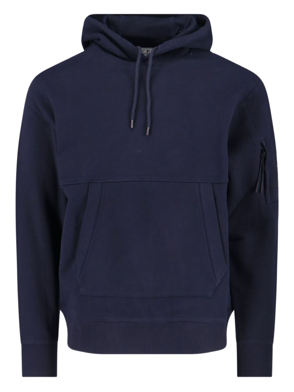 C.P. Company Logo Hoodie Blue-thumbmail-1