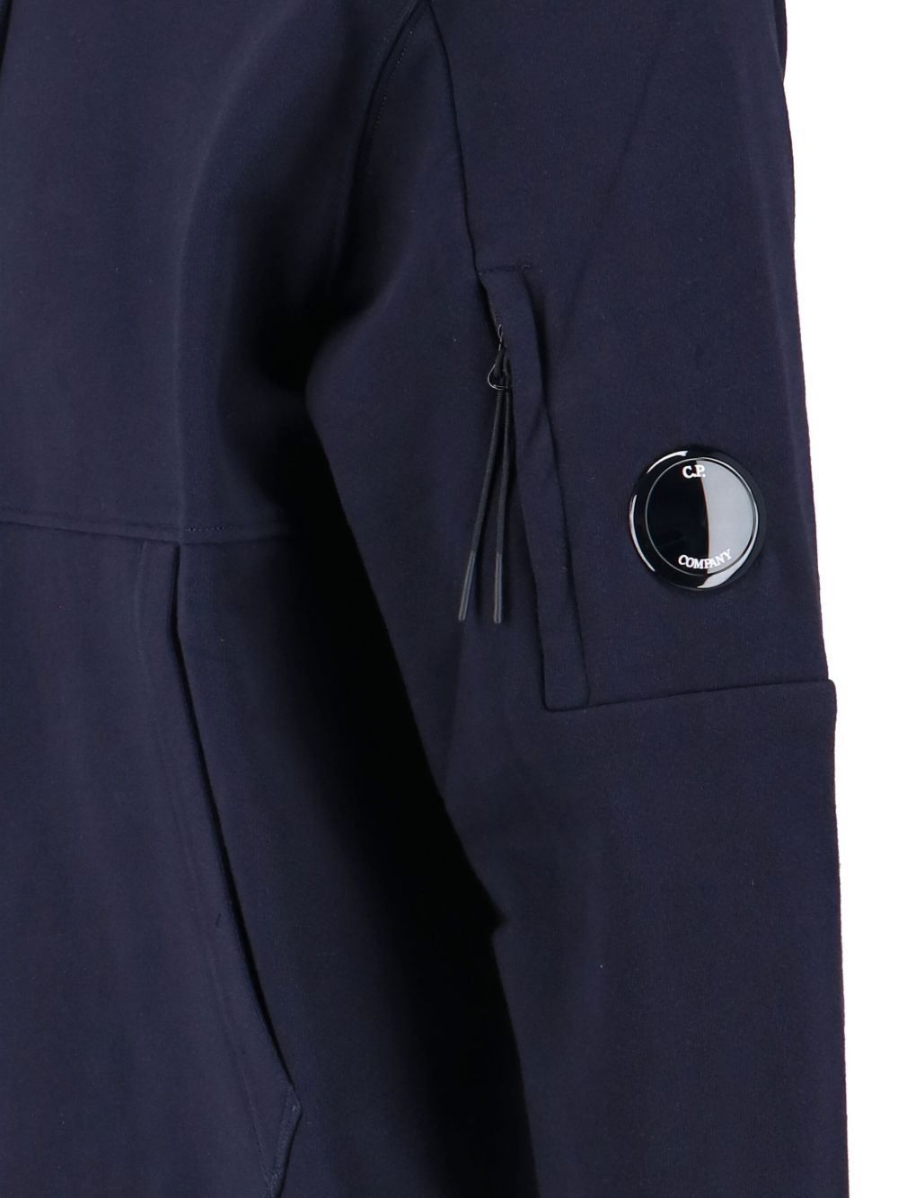 C.P. Company Logo Hoodie Blue-thumbmail-5
