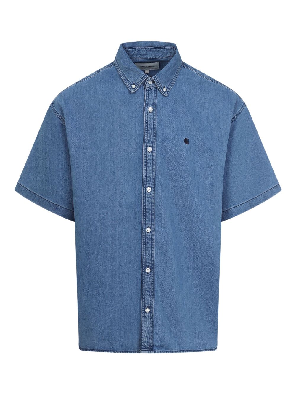 Carhartt WIP Button-Down Short Sleeve Shirt Blue