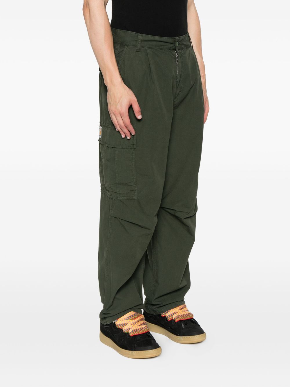 CARHARTT WIP MAIN Trousers Green-4