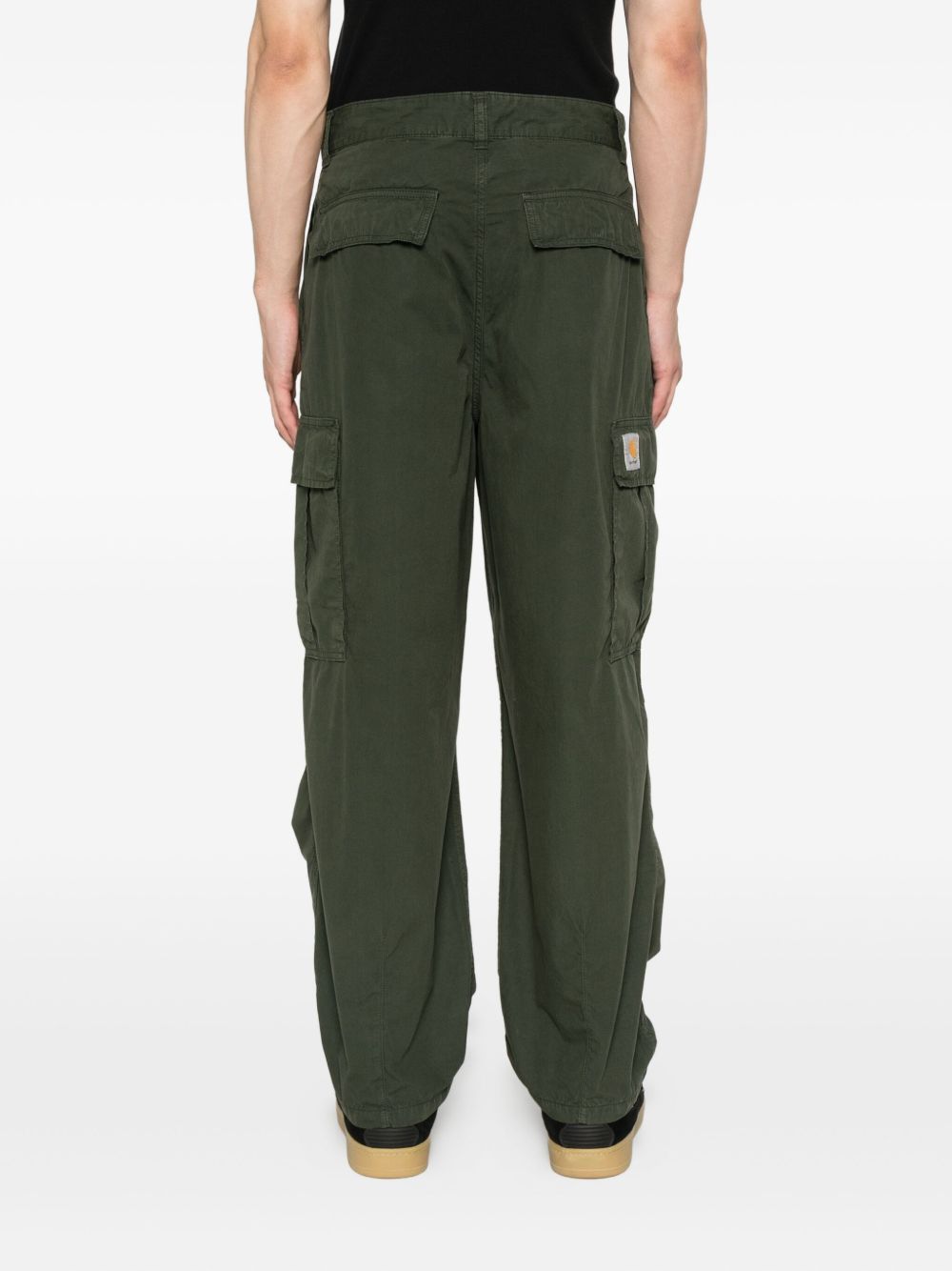 Carhartt WIP Cole Cargo Pant Relaxed Fit Garment Dyed Groen Trousers Carhartt Wip Main