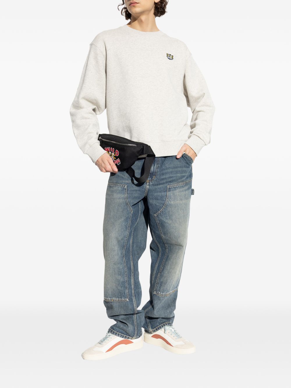 Kenzo Sweaters Grey Topwear Kenzo