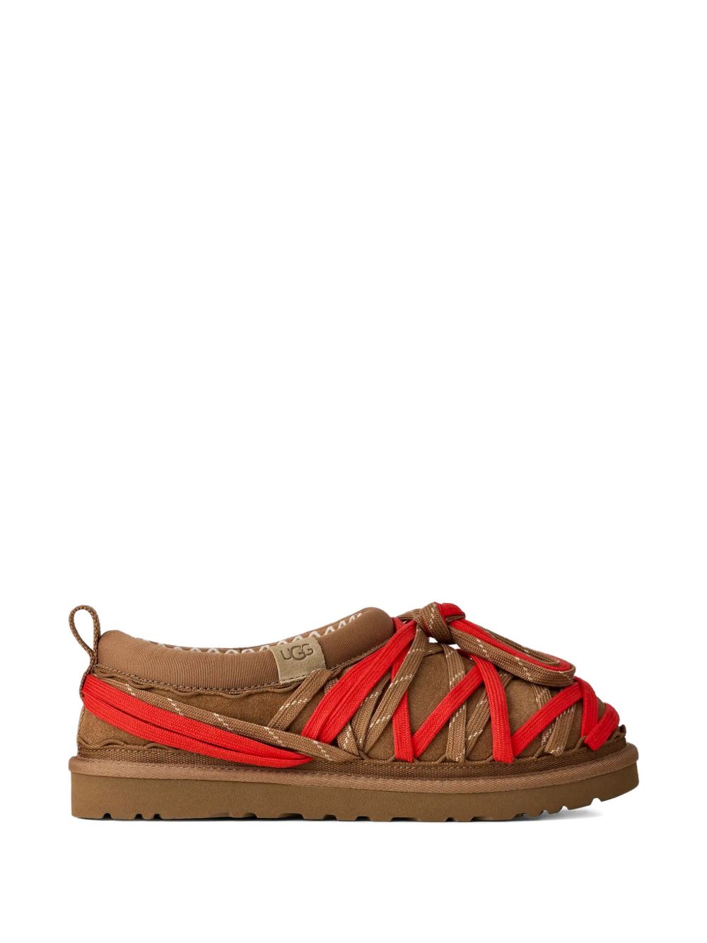 UGG Tasman Lace Slipper Chestnut Red