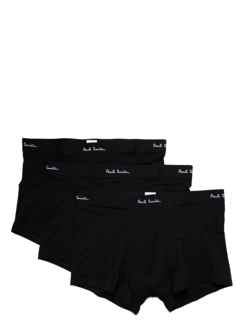 Paul Smith Katoenen Boxershorts 3-Pack Zwart