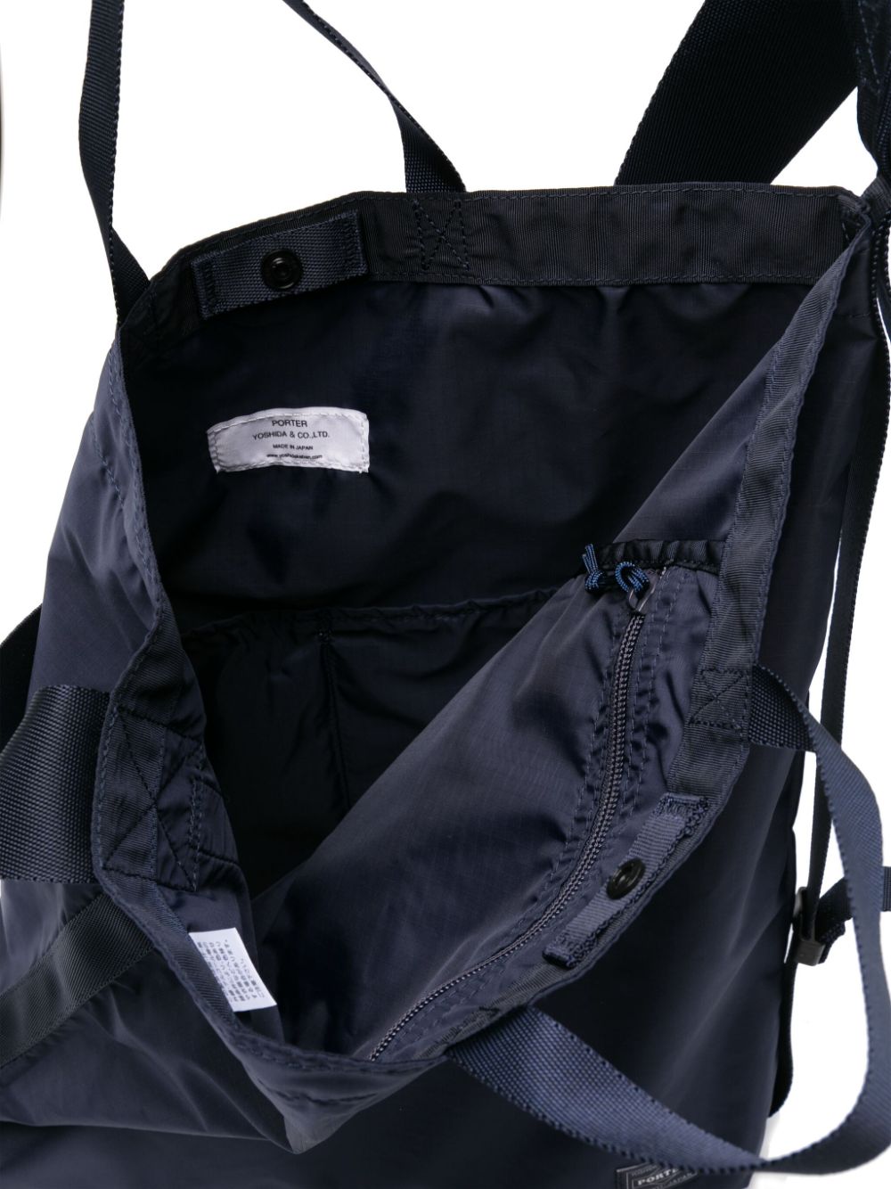 Porter Yoshida Flex 2-Way Nylon Ripstop Schoudertas Navy-thumbmail-2