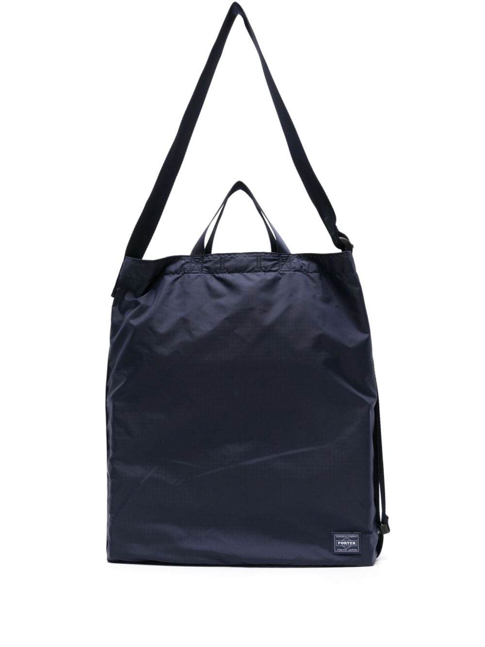 Porter Yoshida Flex 2-Way Nylon Ripstop Schoudertas Navy-thumbmail-1