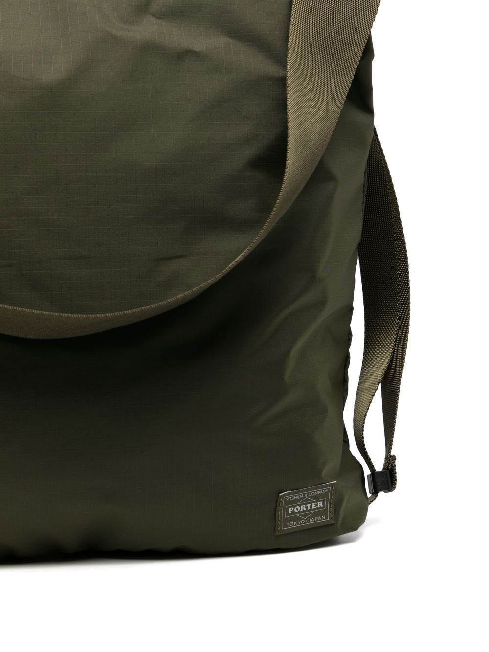 Porter Yoshida Flex 2-Way Nylon Ripstop Schoudertas Groen Shoulder Porter