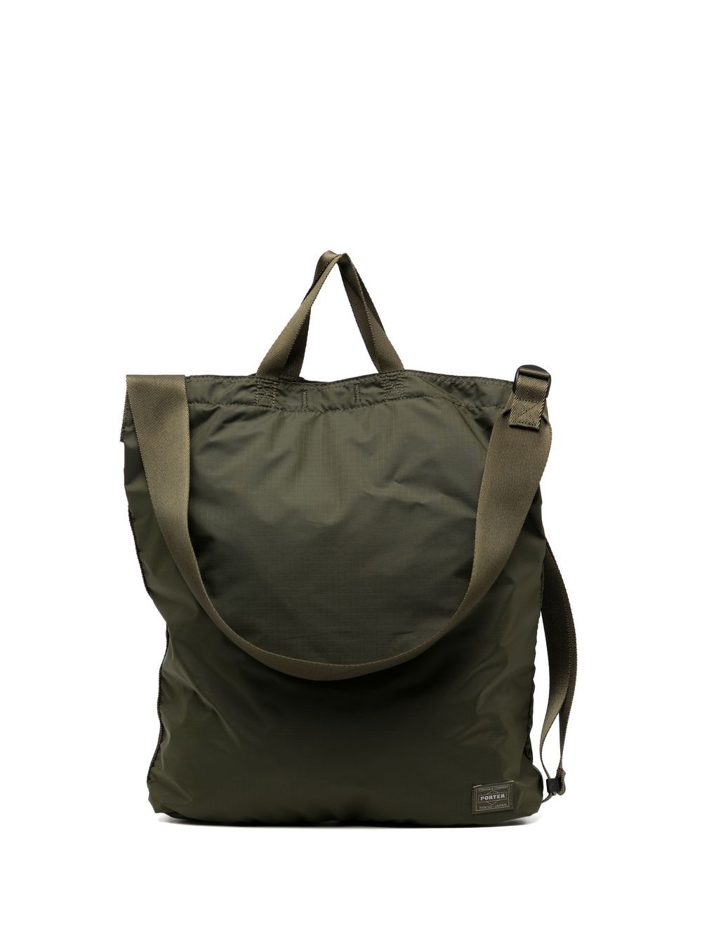 Porter Yoshida Flex 2-Way Nylon Ripstop Schoudertas Groen