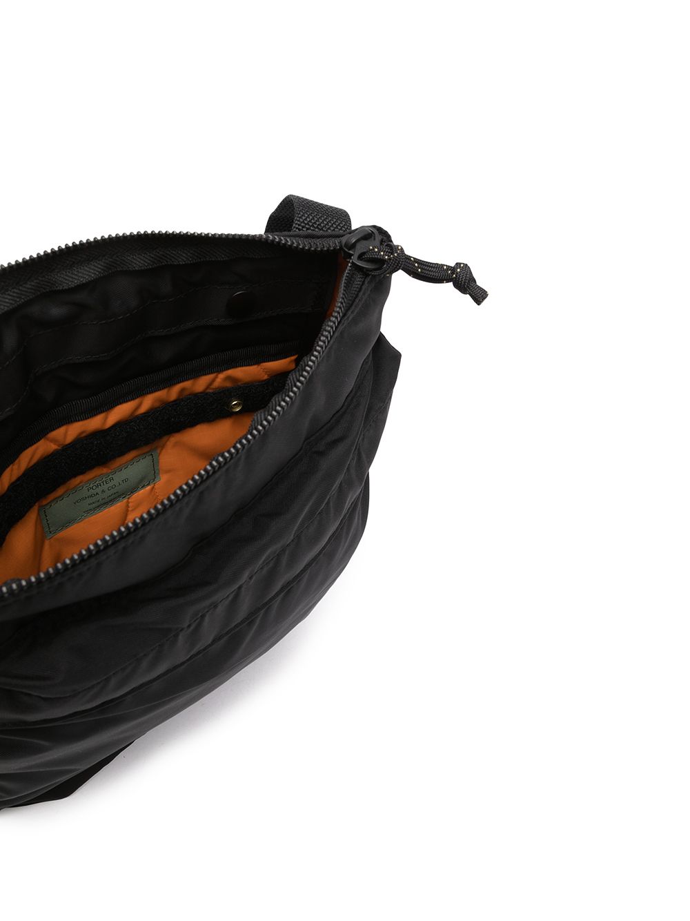 Porter Yoshida Force 210-Denier Nylon Schoudertas Zwart-thumbmail-5