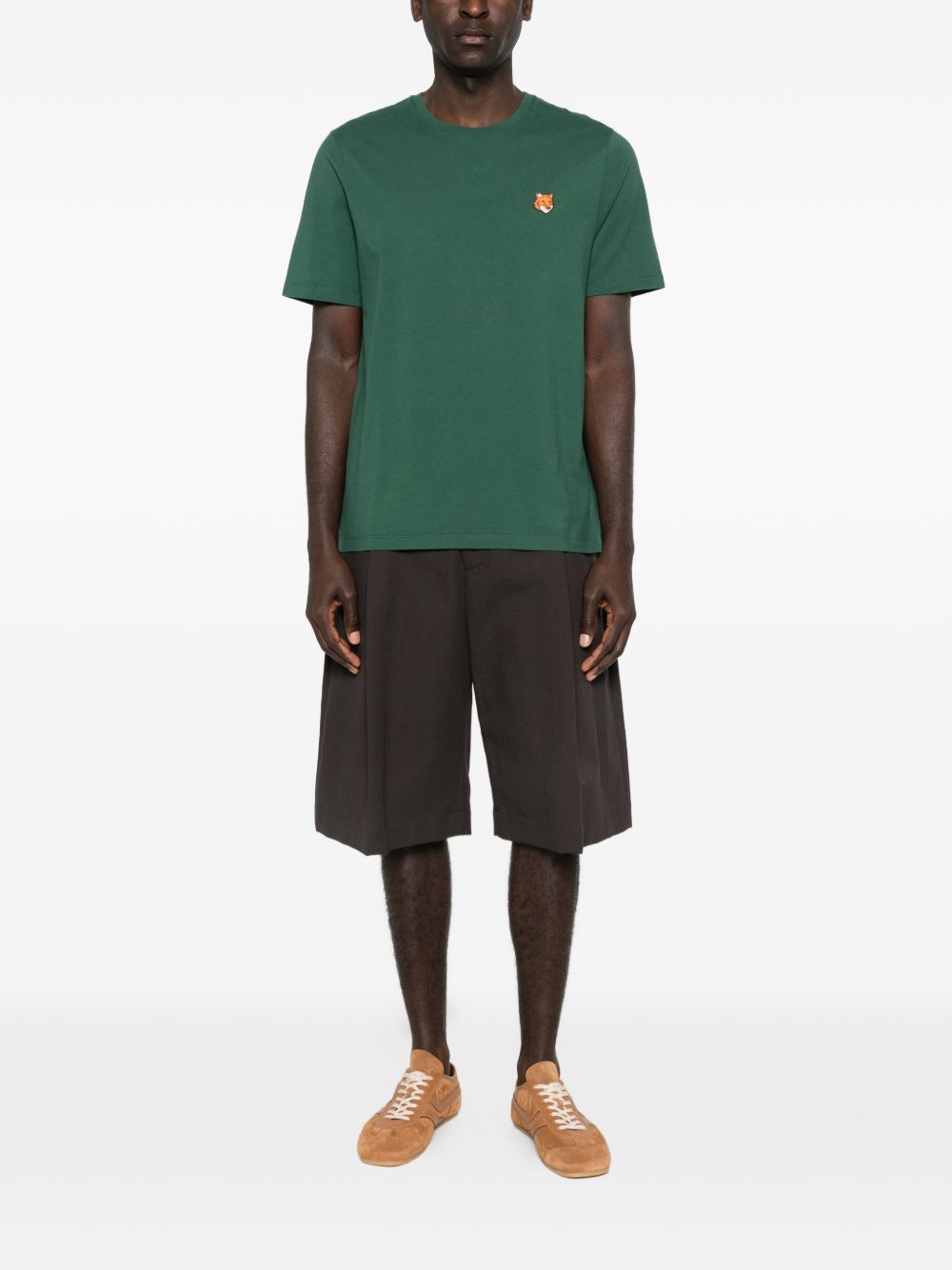 Maison Kitsuné Fox motif round neck short sleeves Topwear Maison Kitsuné