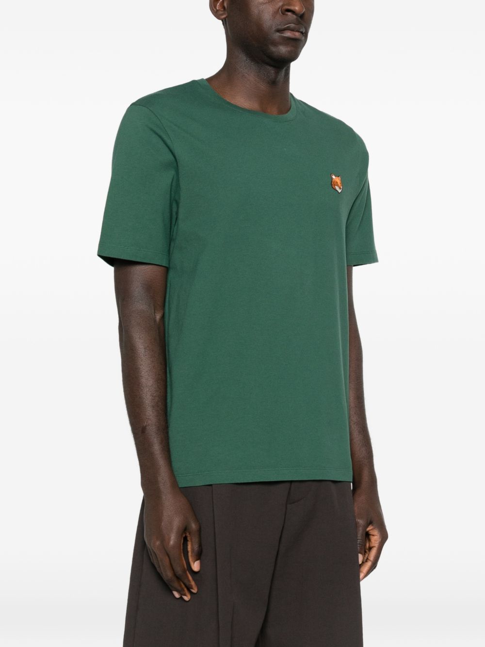 Maison Kitsuné Fox motif round neck short sleeves Topwear Maison Kitsuné