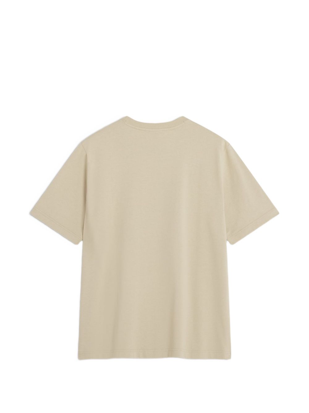 Maison Kitsuné Fox Head Regular T-Shirt Groen Topwear Maison Kitsuné