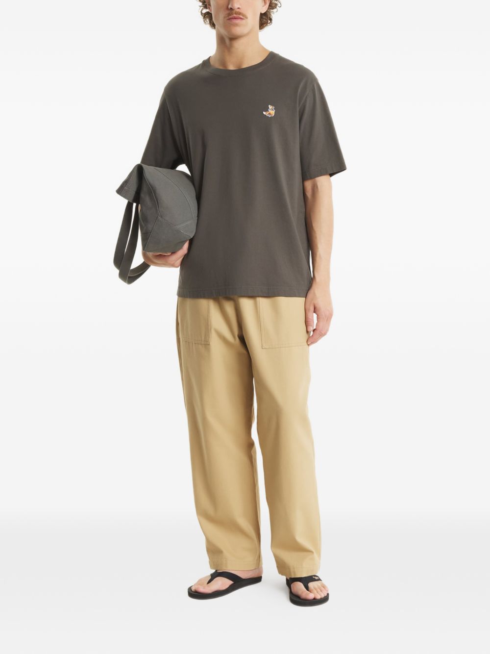 Maison Kitsuné MAISON KITSUNE' T-shirts and Polos Brown