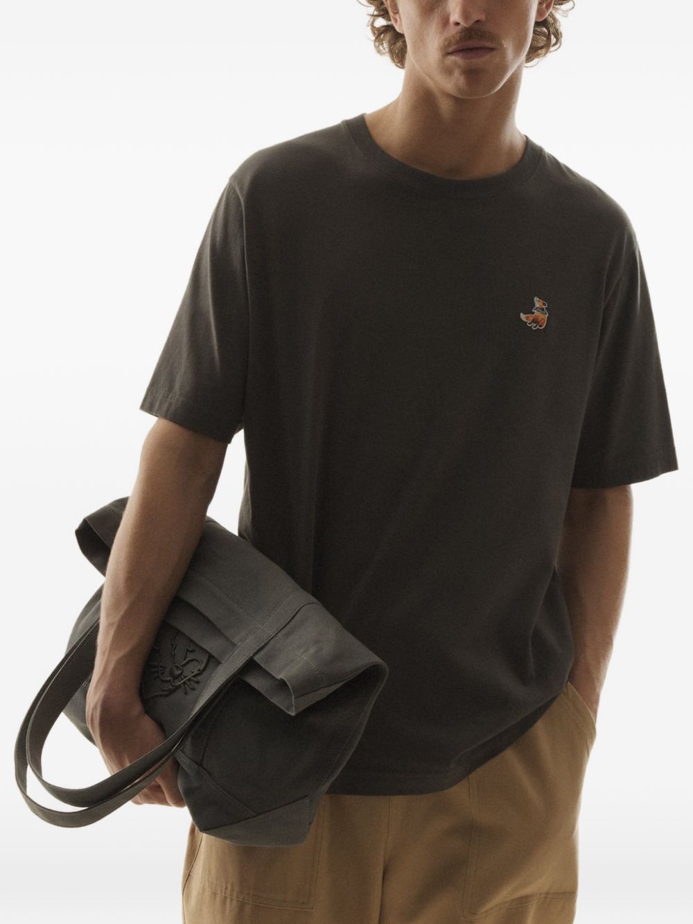 Maison Kitsuné MAISON KITSUNE' T-shirts and Polos Brown-5