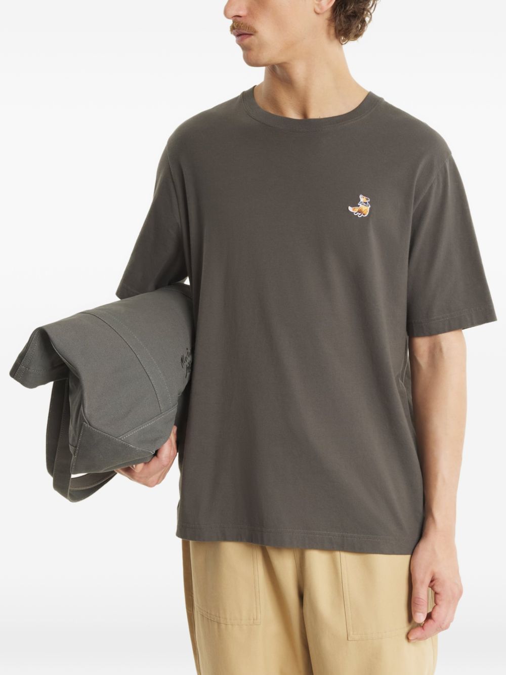 Maison Kitsuné MAISON KITSUNE' T-shirts and Polos Brown-6