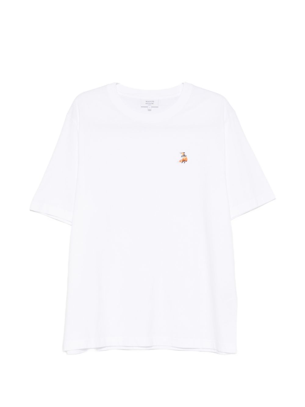 Maison Kitsuné Dreaming Fox Comfort T-shirt Wit T-shirts Maison Kitsuné
