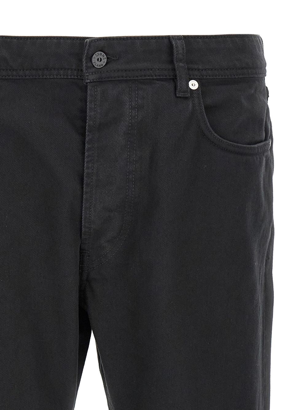 Stone Island Black Denim Jeans – Regular Fit Jeans Stone Island