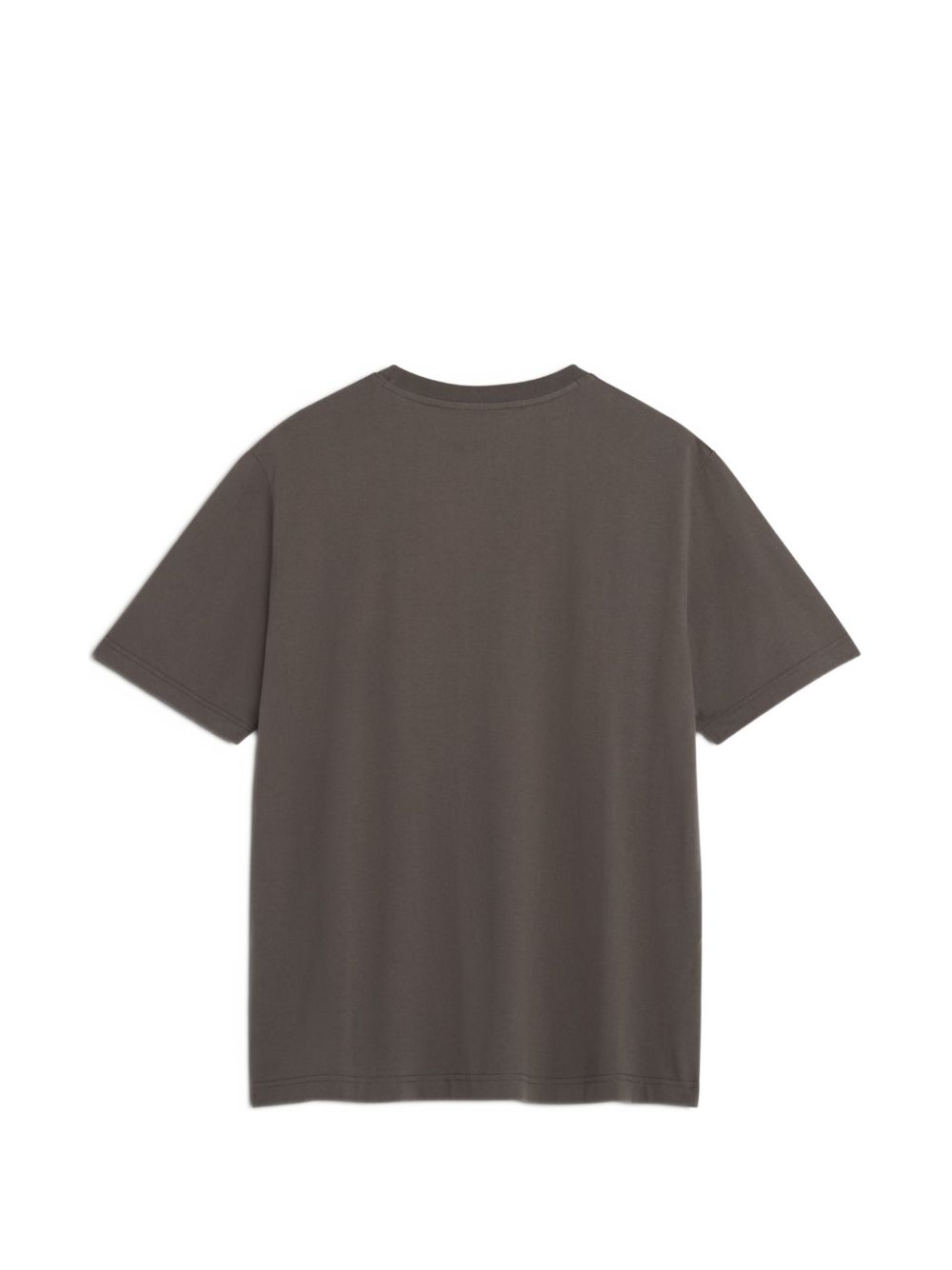 Maison Kitsuné Handwriting Comfort T-Shirt Bruin Topwear Maison Kitsuné