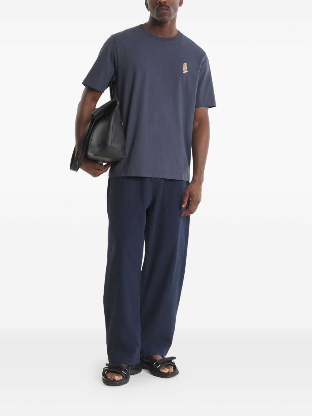 Maison Kitsuné MAISON KITSUNE' T-shirts and Polos Blue-3