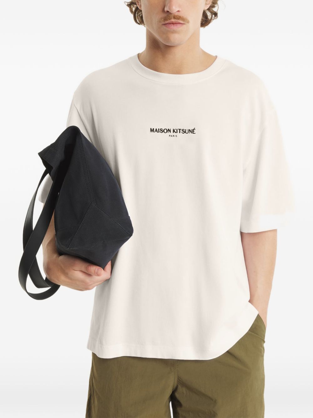 Maison Kitsuné Logo cotton t-shirt Topwear Maison Kitsuné
