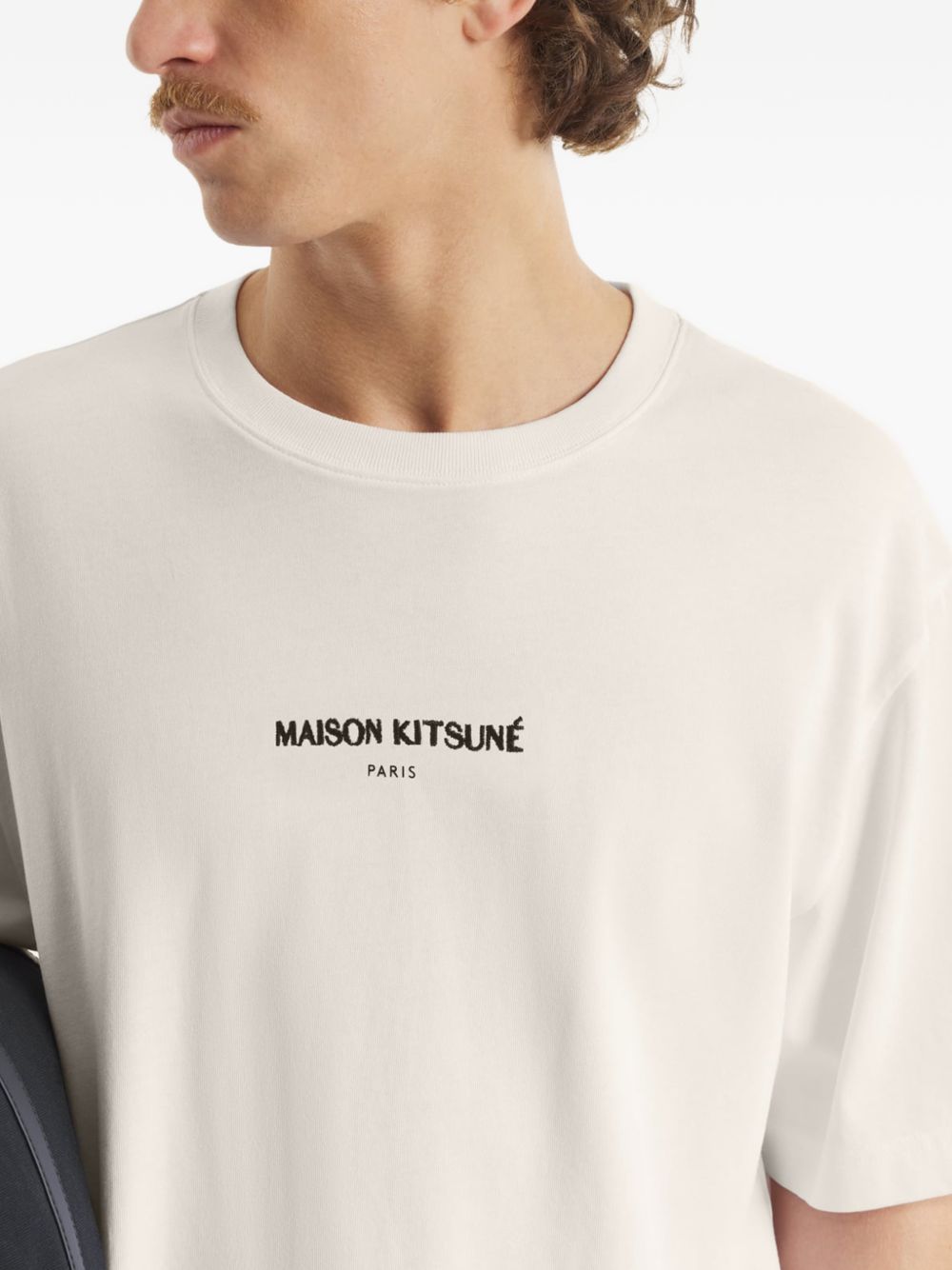 Maison Kitsuné Logo cotton t-shirt Topwear Maison Kitsuné