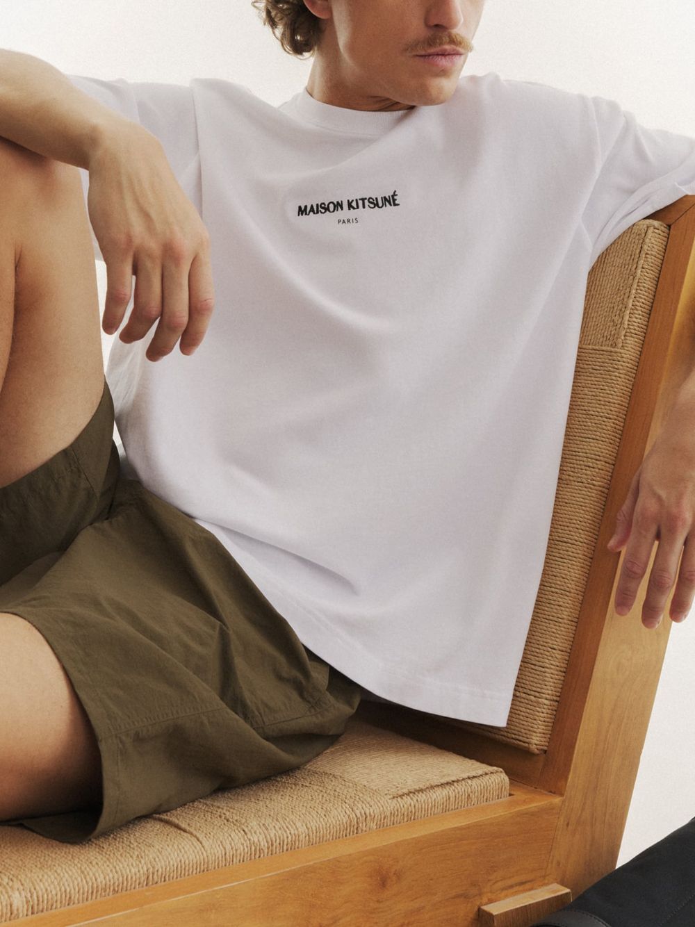 Maison Kitsuné Logo cotton t-shirt Topwear Maison Kitsuné