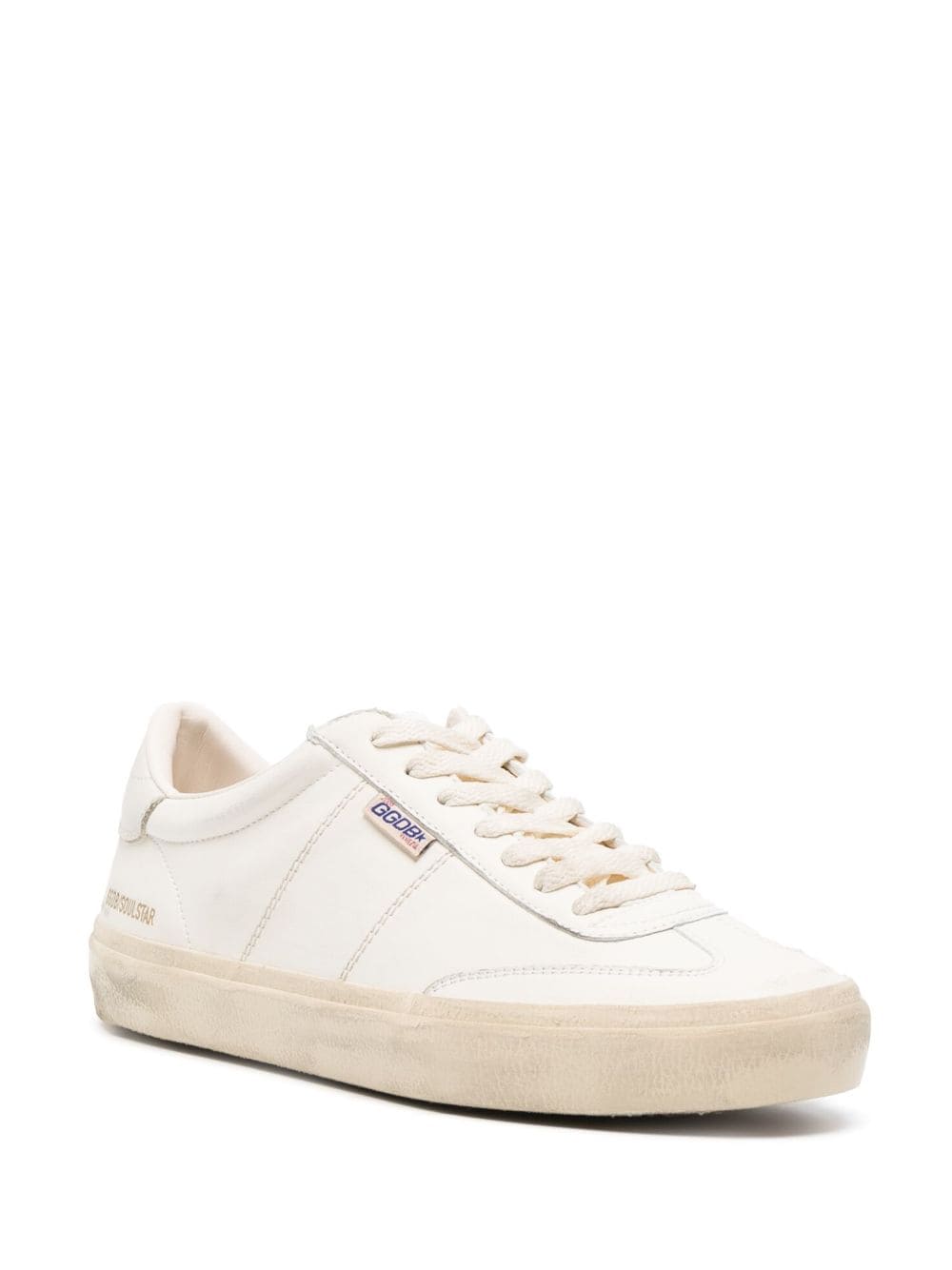Golden Goose Soul Star Nappa Leren Sneakers Vintage Wit Sneakers Golden Goose
