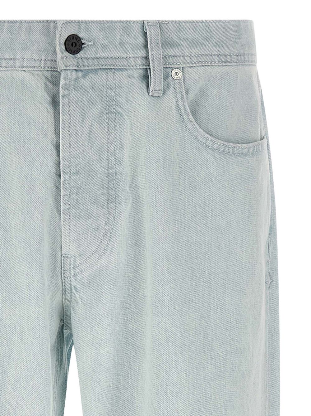 Stone Island Light Wash Denim Jeans Blue