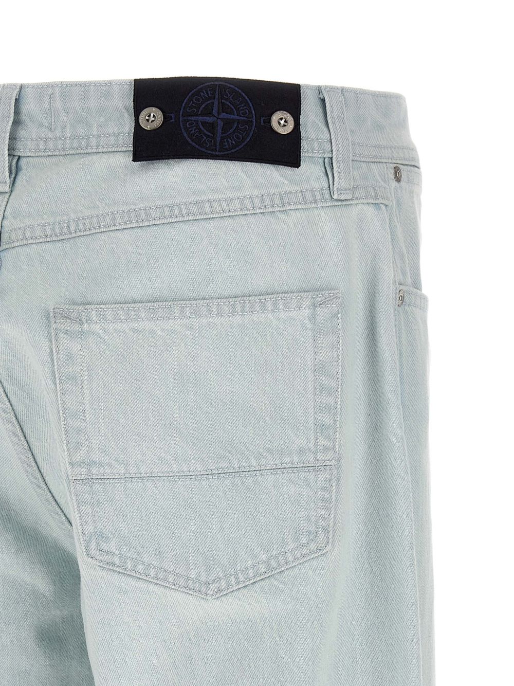 Stone Island Light Wash Denim Jeans Blue Jeans Stone Island