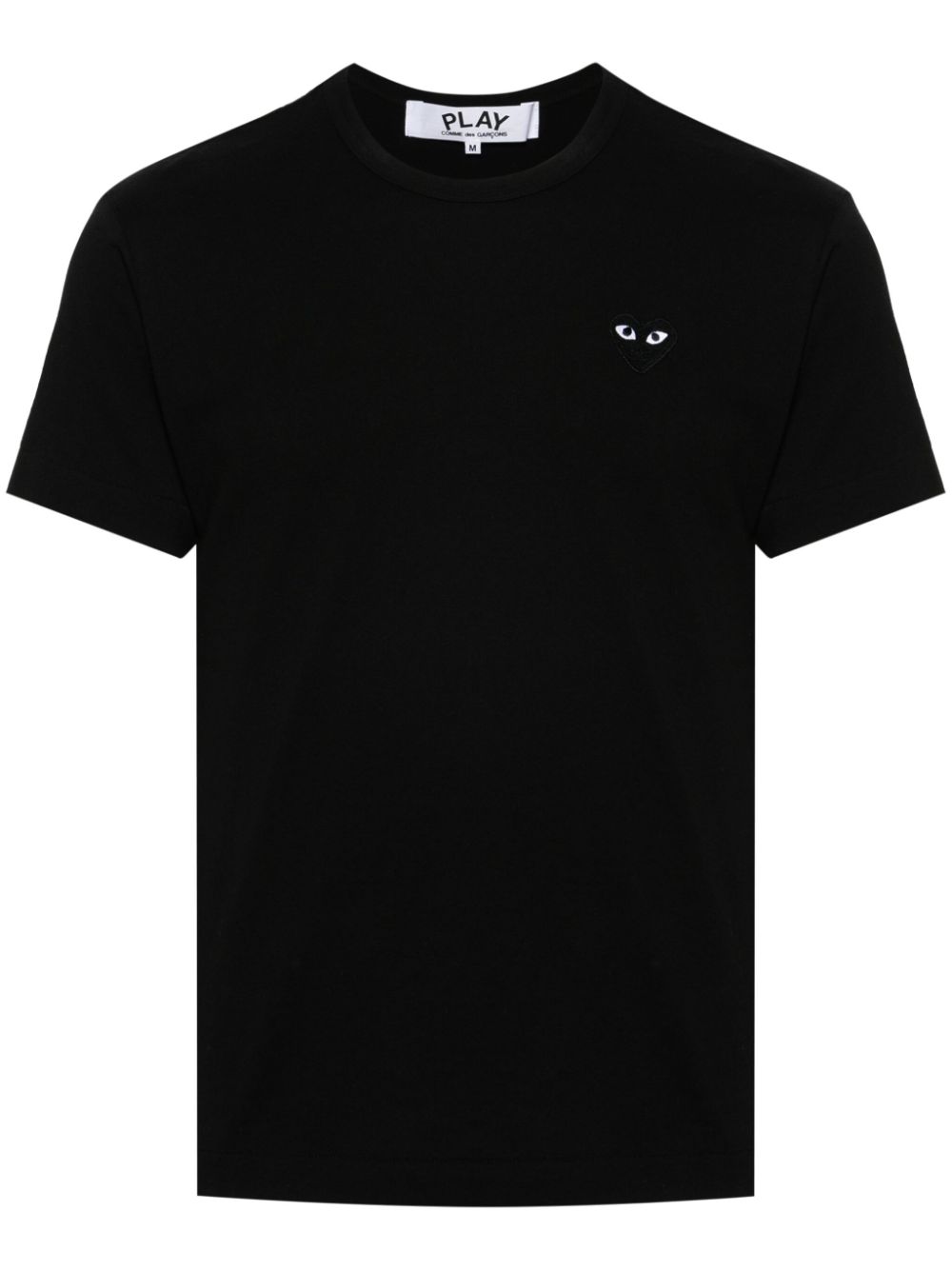 Comme des Garçons PLAY zwart Heart T-shirt voorzijde
