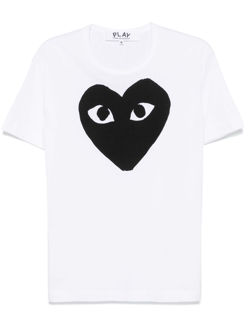 Comme des Garçons PLAY T-shirt detail van halsmarkering