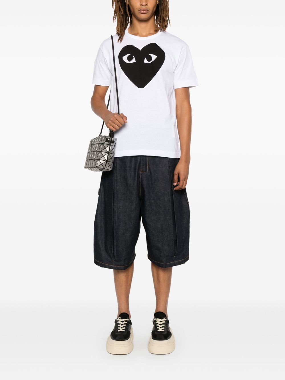 Comme des Garçons PLAY T-shirt detail van mouw