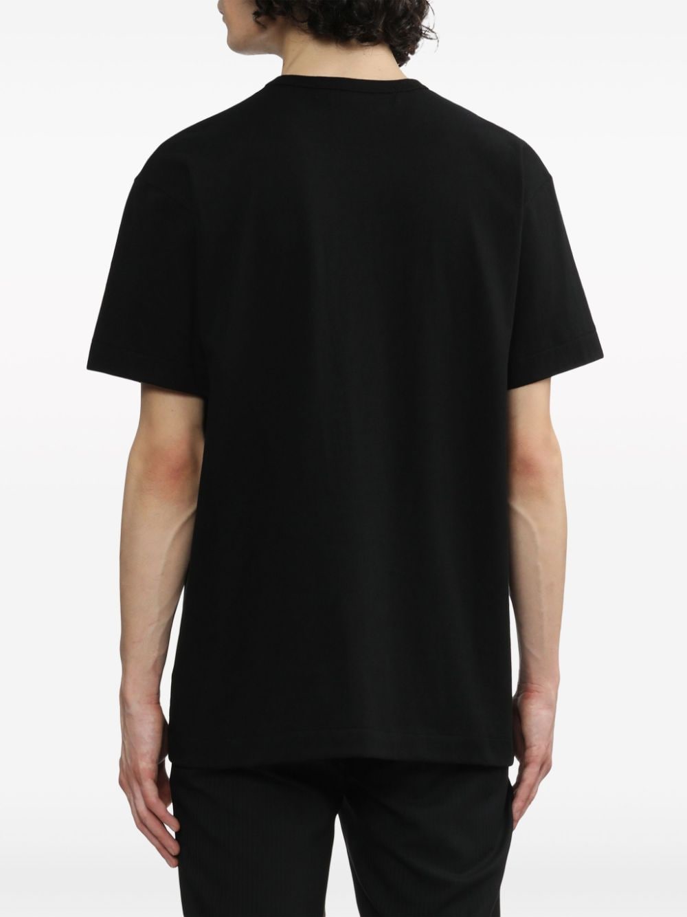 Comme des Garçons PLAY Drie Hartlogo’s T-shirt Zwart-thumbmail-2