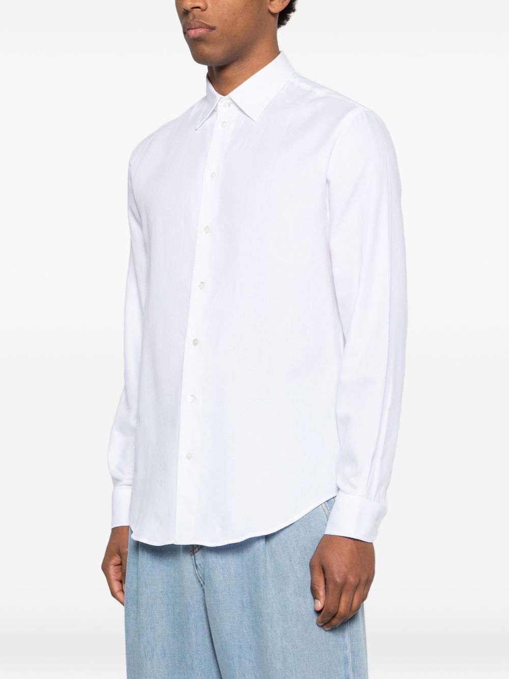 Emporio Armani Shirts White-4