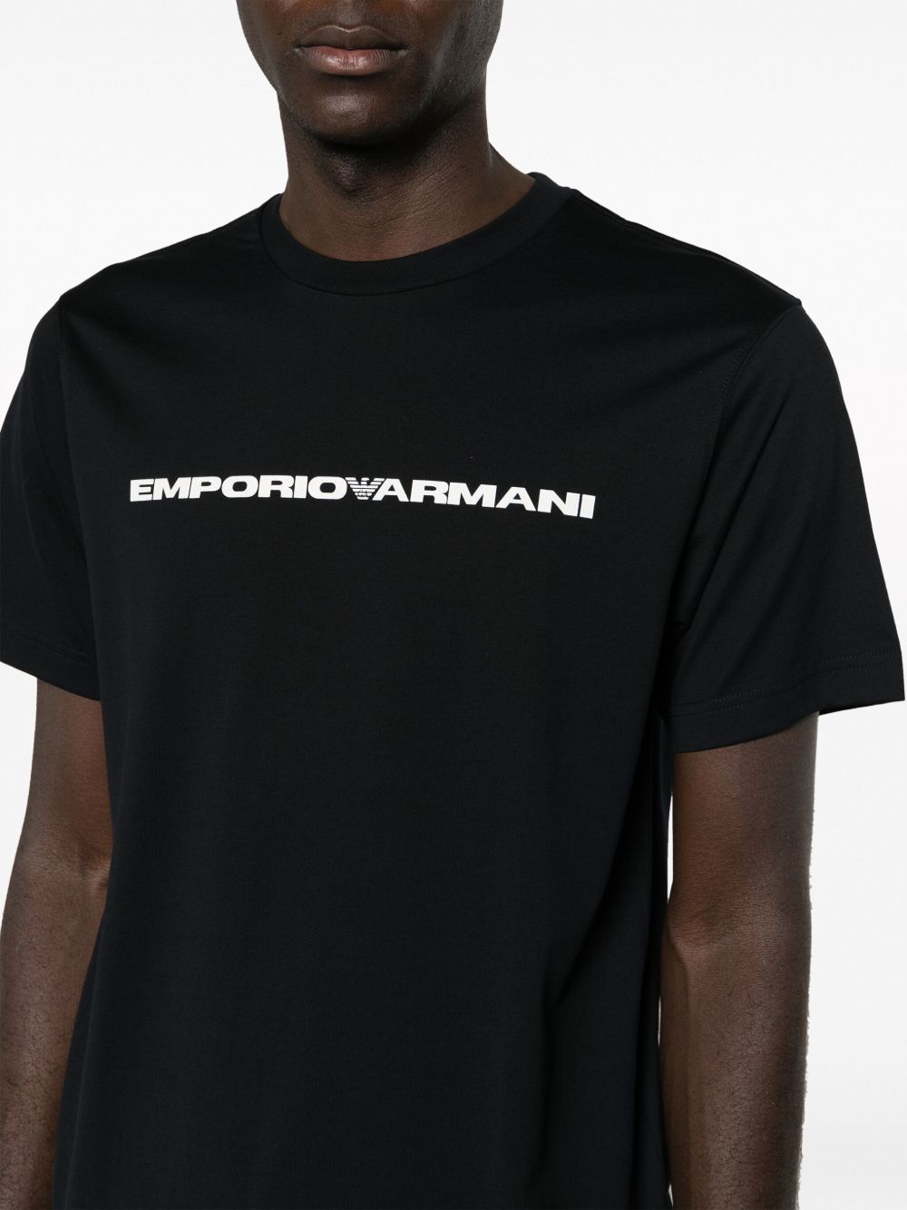 Emporio Armani Sustainable T-shirt 3-Pack Zwart Topwear Emporio Armani