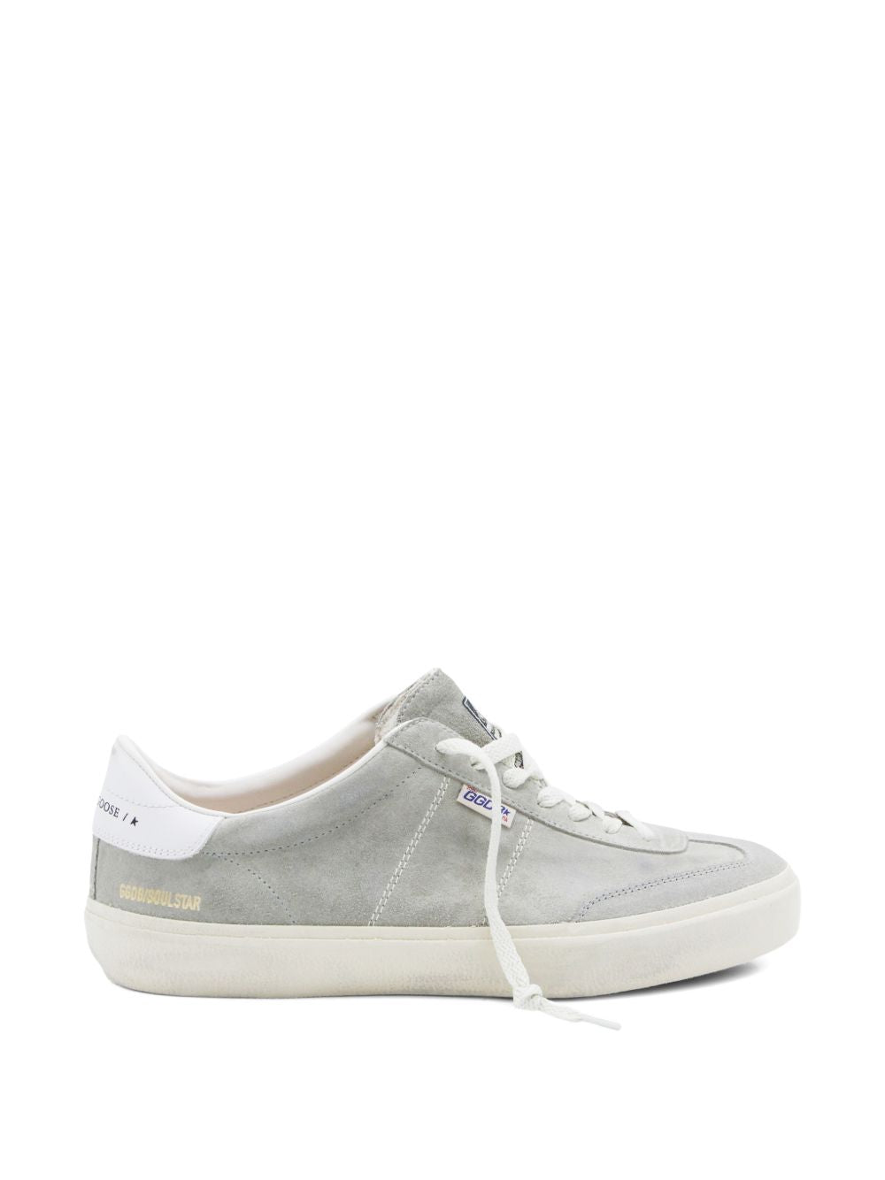 Golden Goose Soul-Star Gedistressde Suède Sneakers Duifgrijs Sneakers Golden Goose