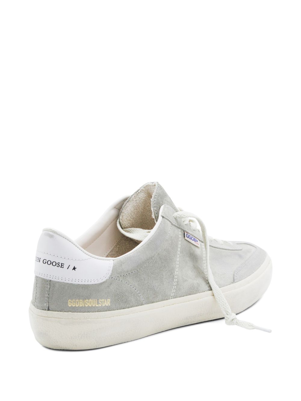 Golden Goose Soul-Star Sneakers Dove Grey Suede White-thumbmail-2