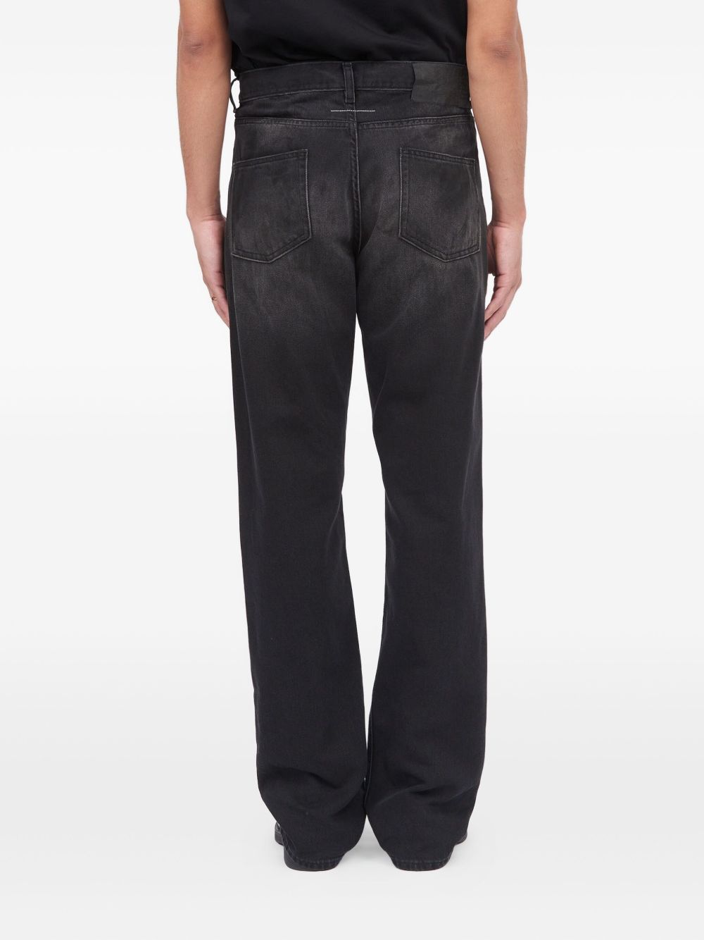 MM6 Maison Margiela Straight Leg Jeans Black Wash