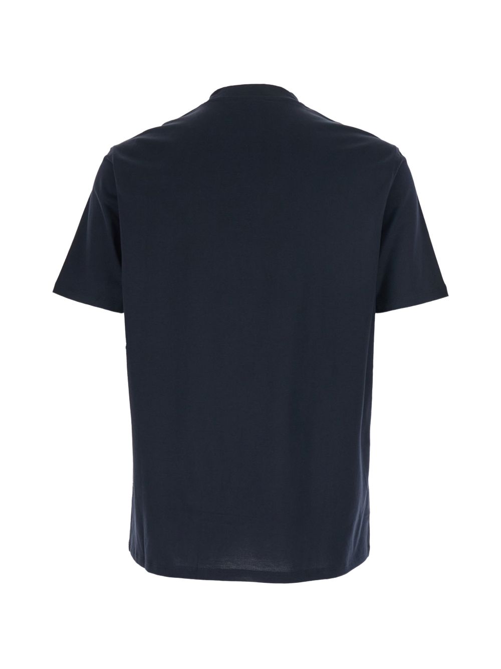 Emporio Armani T-shirt met blauwe logoprint - achteraanzicht