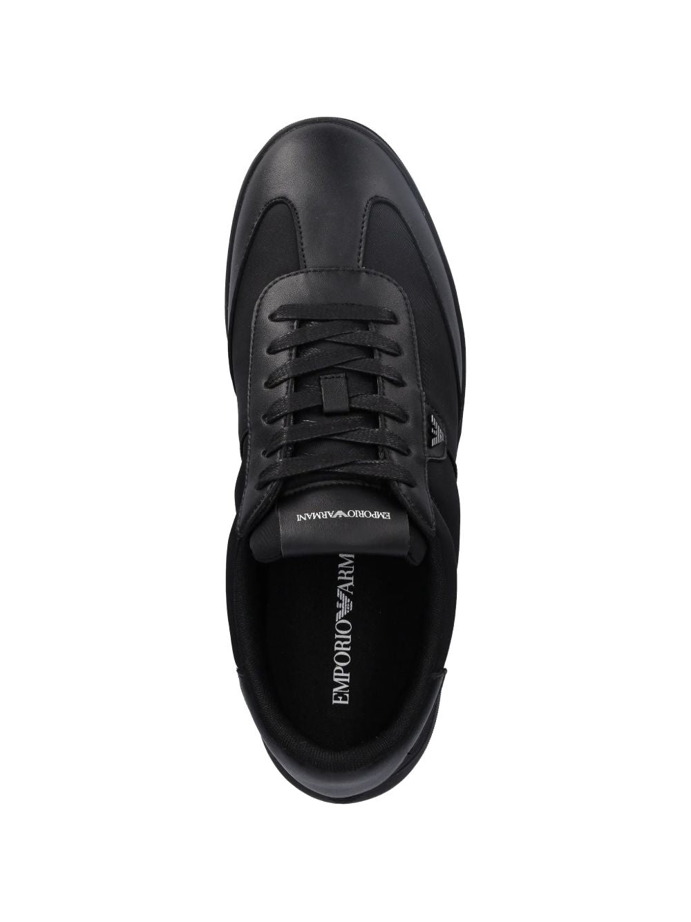 Emporio Armani Nylon sneakers with leather details Sneakers Emporio Armani